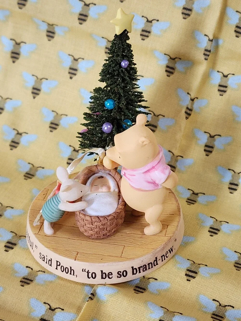 2007 Hallmark Keepsake Baby's 1st Christmas Ornament Winnie the Pooh Piglet NIB